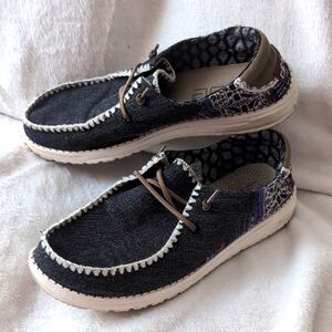 Hey Dude woman's  Casual Denim Shoes